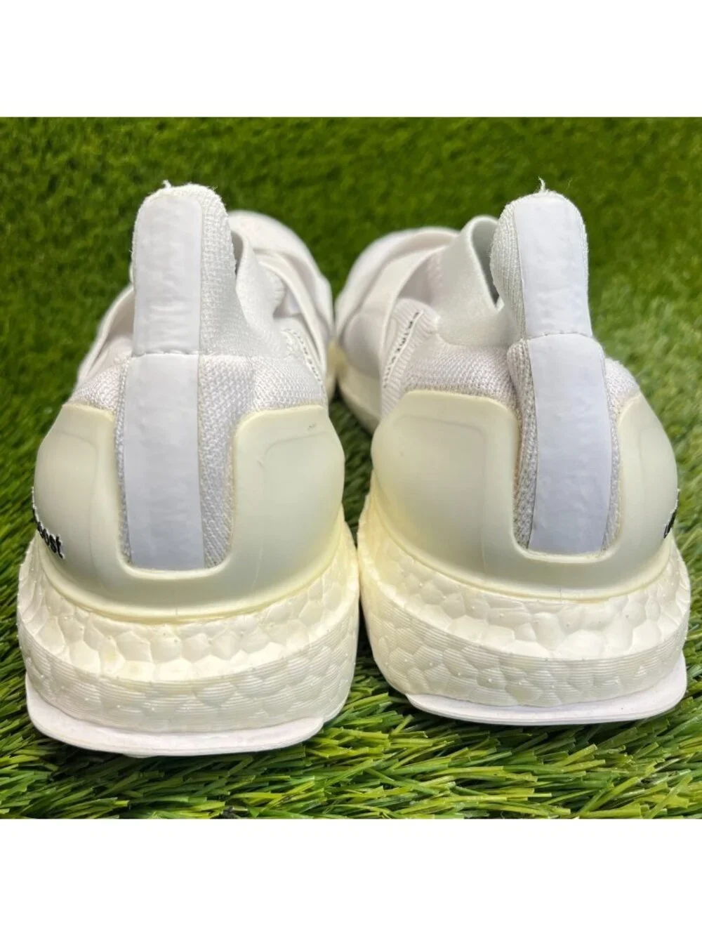 Adidas UltraBoost Slip-On DNA Womens Size 7 Triple White Athletic Shoes Sneakers